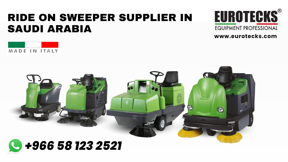 Ride-On Sweeper Supplier in Saudi Arabia | Eurotecks