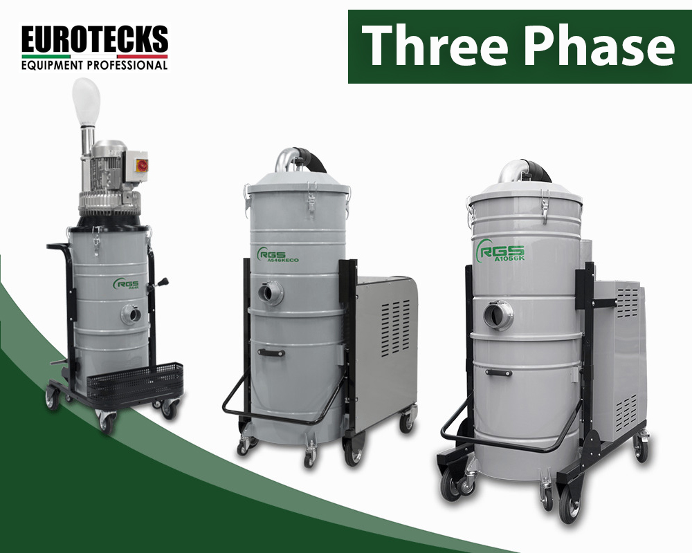 INDUSTRIAL VACUUM CLEANER THREE PHASE