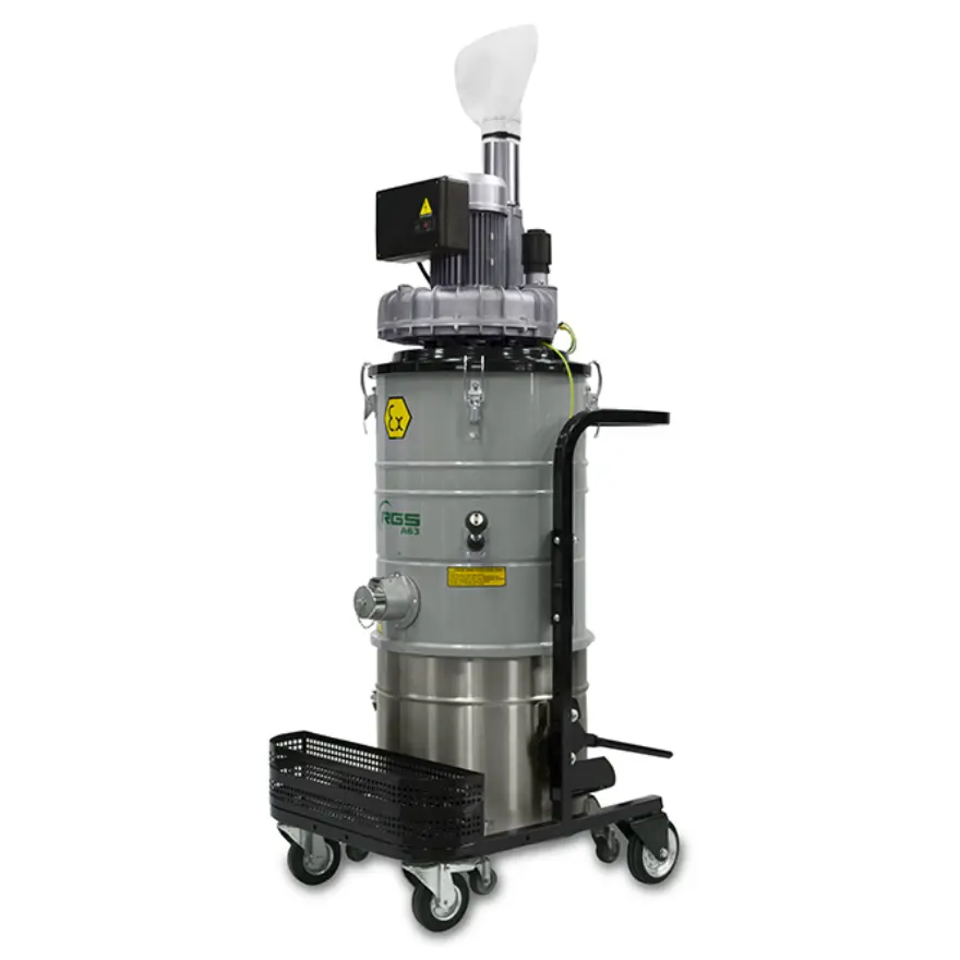 ATEX THREE-PHASE INDUSTRIAL VACUUM CLEANER A62PX1.3GD
