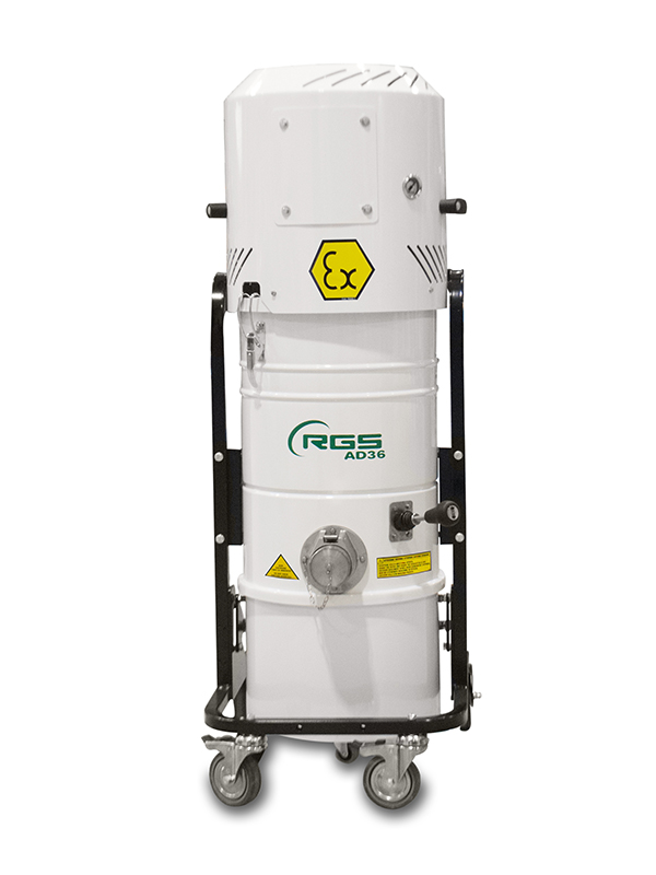ATEX COMPRESSED AIR INDUSTRIAL VACUUM CLEANER AD36X1